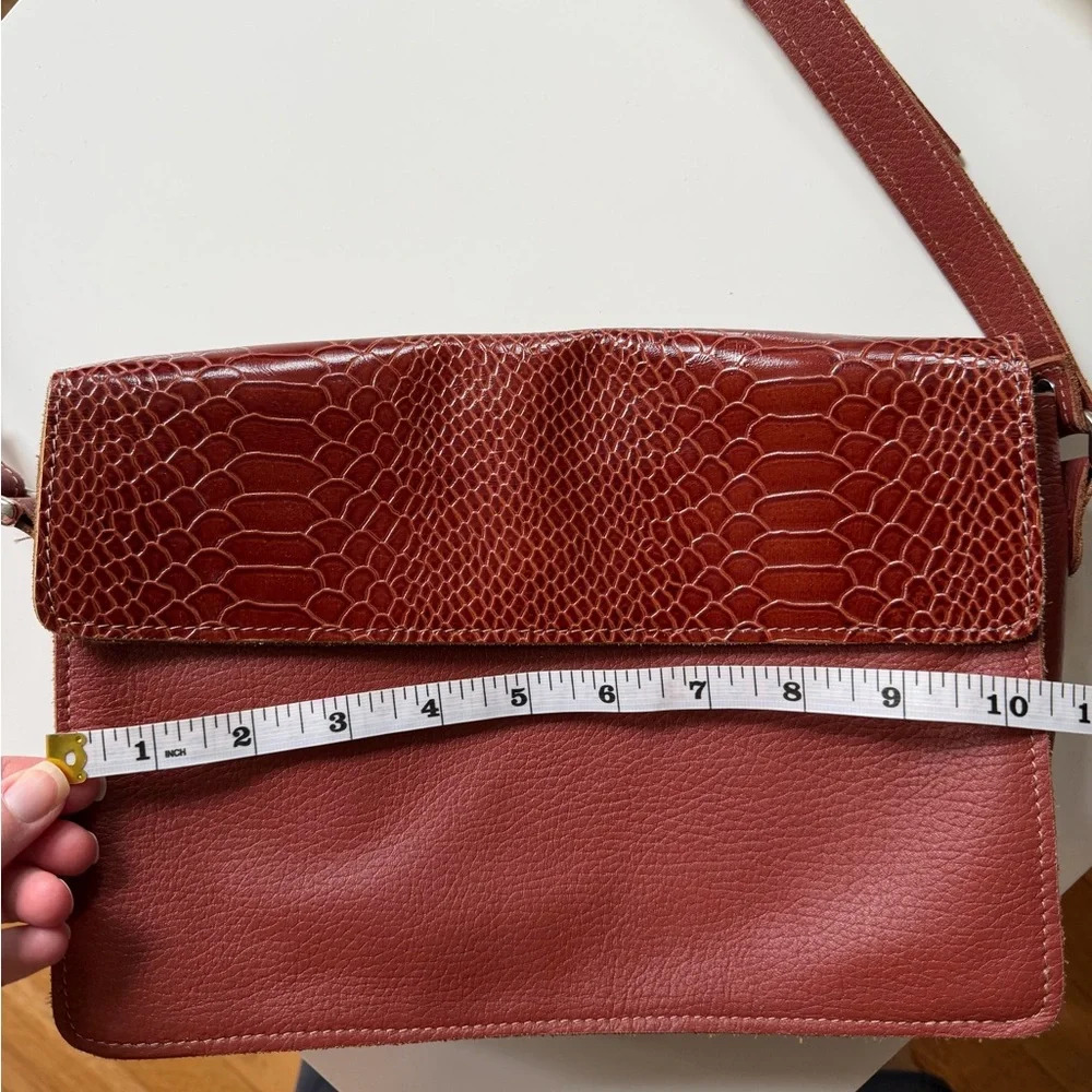 Red Leather Shoulder Bag